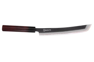 Couteau sakimaru artisanal japonais Wusaki Sakimaru BS1 - Lame 24cm