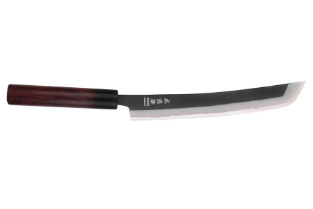 Couteau sakimaru artisanal japonais Wusaki Sakimaru BS1 - Lame 24cm