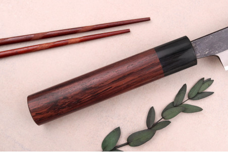 Couteau japonais sakimaru Wusaki BS1 fabrication artisanale - Lame 30cm