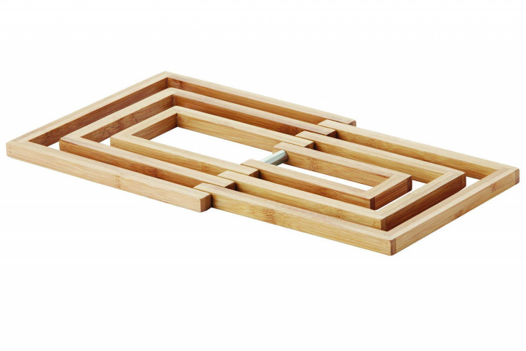Dessous de plat en bambou Point Virgule extensible