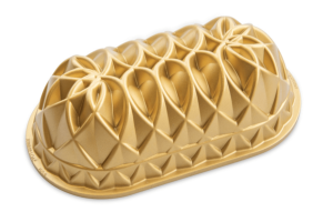 Moule à cake en fonte d'aluminium Nordic Ware jubilée - Design gold