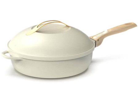 Poêle antiadhérente Cookut La Fabuleuse 8-en-1 - Coloris : Meringue