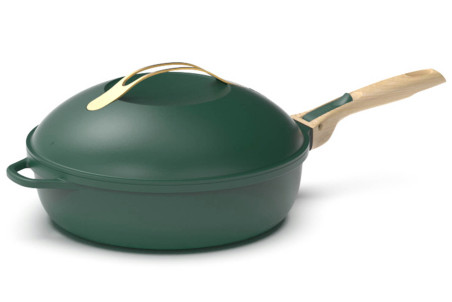 Poêle tous feux dont induction Cookut La Fabuleuse 8-en-1 - Couleur canopée 28cm