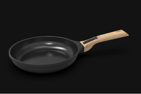 Lot de 2 poêles et 1 casserole à poignée amovible L'Incroyable Kit Cookut - Graphite