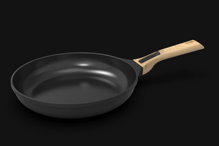 Lot de 2 poêles et 1 casserole à poignée amovible L'Incroyable Kit Cookut - Graphite