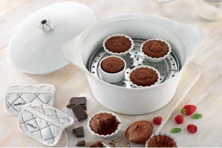 Plateau vapeur en acier inoxydable pour L'Incroyable Cocotte Cookut 28cm