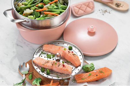 Plateau vapeur en acier inoxydable pour L'Incroyable Cocotte Cookut 28cm