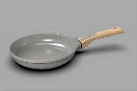 Duo de poêles et casserole L'Incroyable Kit Cookut poignée amovible - Coloris : perle