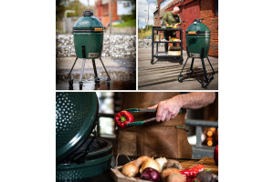 Barbecue charbon de bois Big Green Egg Small polyvalent en céramique - Haut de gamme 2