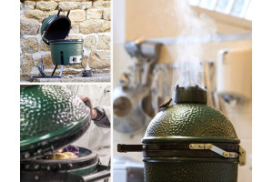 Barbecue charbon de bois Big Green Egg Mini polyvalent en céramique - Haut de gamme 2