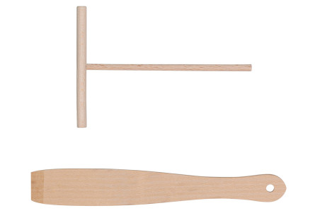 Crêpière Woll Diamond QXR Eco Logic en fonte d'aluminium manche amovible bois 26cm