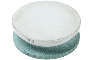Pierre à aiguiser ronde Hultafors Premium double face - grains 180 et 600