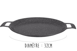 Plat à pizza Pradel Excellence Premium en fonte 32cm